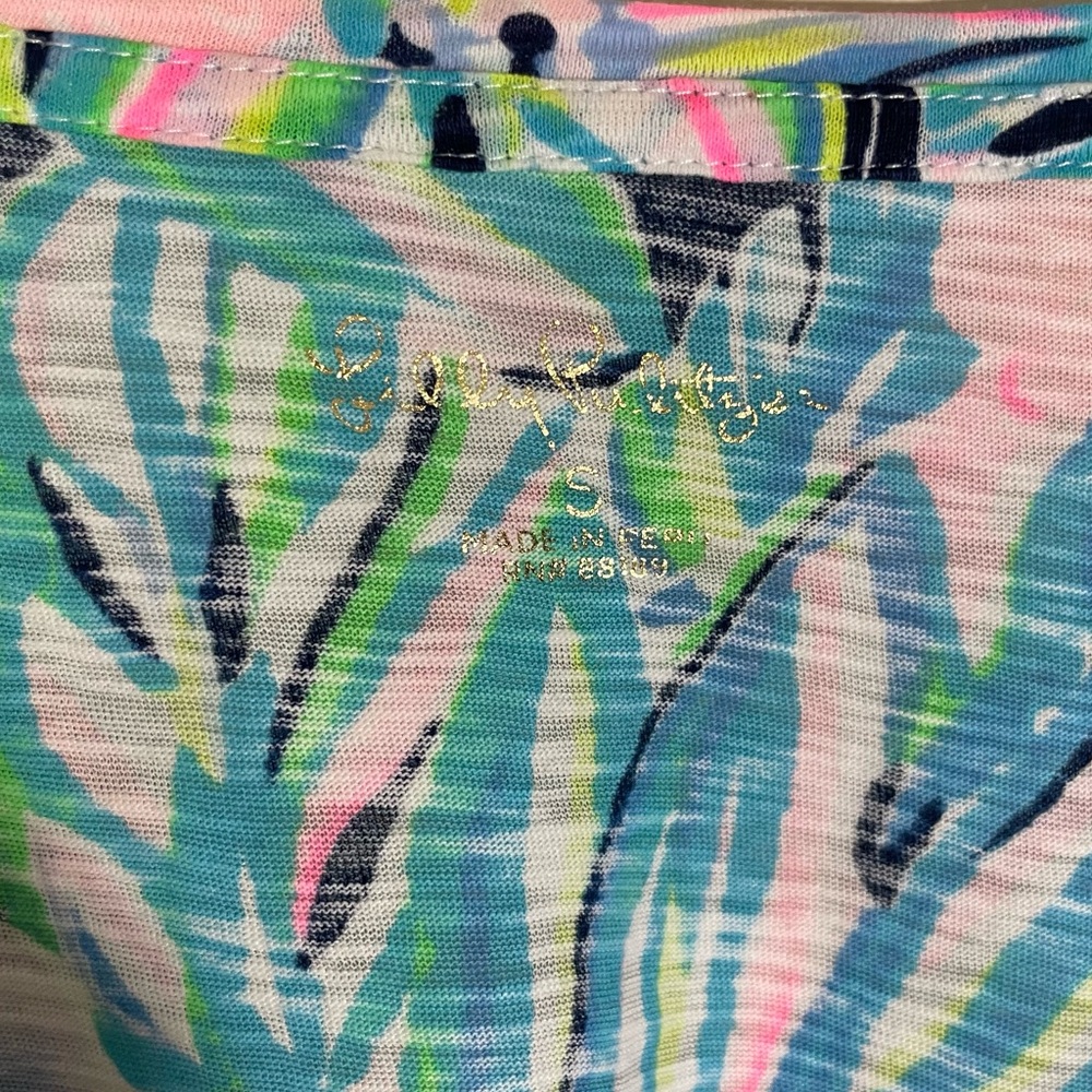 Lilly Pulitzer Etta Long Sleeve Bermudaful Shirt - Picture 5 of 6